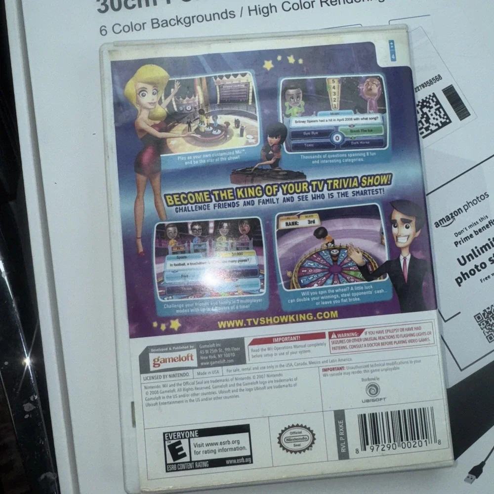 Nintendo Wii Tv Show King Party With Manual And An Excellent Condition‎